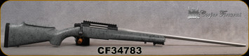 Consign - Cooper - 28Nosler - Model 52 Jackson Hunter - Grey w/Black Web Stock/Stainless, 26"Lilija barrel, 1:8", Picatinny w/ 8-40 screw pattern, 1 magazine, Ken Farrel 20MOA rail, Bipod rail - low rds fired - in orig.box