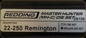 Redding - Master Hunter Deluxe Die Set - 22-250 Win - 29106
