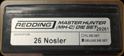 Redding - Master Hunter Deluxe Die Set - 26 Nosler - 29261