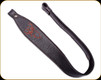 Levy's Leather - Guide Series - Black/Brown Garment Leather Rifle Sling - SNGDS20ED-BLK_BRN