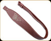 Levy's Leather - Guide Series - Brown/Green Garment Leather Rifle Sling - SNGDS20ED-BRN_GRN