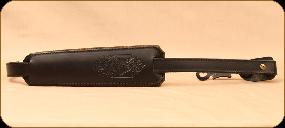 Levy's Leather - Black Veg-Tan Padded Leather Rifle Sling - SN76C-BLK -  Prophet River Firearms
