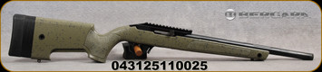 Bergara - 22LR - BXR - Semi-Auto Rifle - Green Speckled Stock w/(3) 3/8" removable spacers/CrMo Cerakote, Fluted 16.5" Threaded(1/2x28) Barrel, Mfg#  BXR001