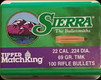 Sierra - 22 Cal - 69 Gr - Tipped MatchKing - Boat Tail - 100ct - 7169
