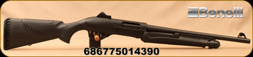 Benelli - 12Ga/3.5"/18" - SuperNova Tactical - Pump Action Shotgun - Black Synthetic/Blued,  4+1, Ghost Ring Sight, Mfg# 20155