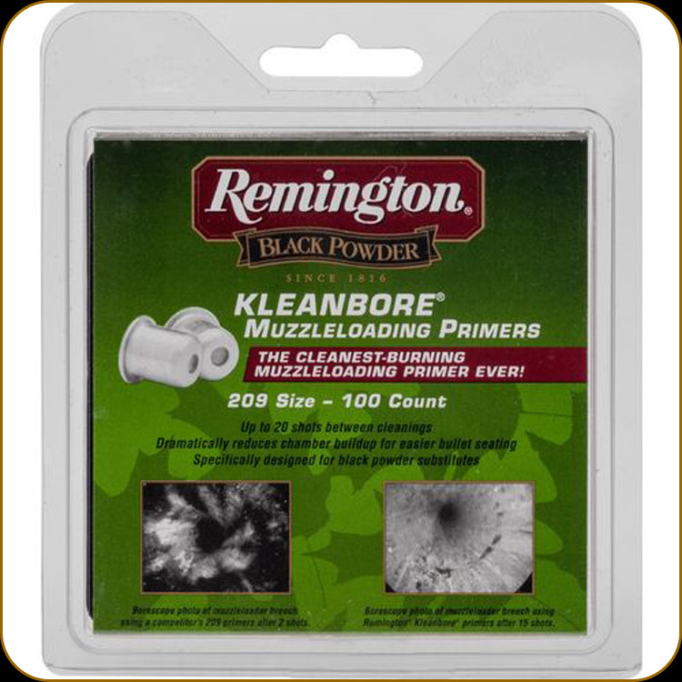Remington - Kleanbore Muzzleloading Primers - 209 Size - 100ct - 23990 - Prophet River Firearms