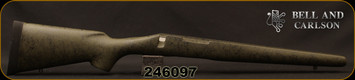Bell and Carlson - Remington Model 700 BDL Sporter Style - Short Action - Youth Model - Olive Green w/Black Spiderweb