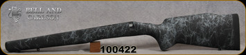Bell and Carlson - Remington Model 700 BDL M40 Style - Short Action - Left Hand - Black w/Gray Spiderweb