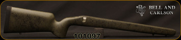 Bell and Carlson - Remington Model 700 BDL Long Range Hunter - Long Action - Olive Green w/Black Spiderweb