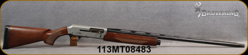 Consign - Browning - 12Ga/3"/30" - Silver Hunter - Semi-Auto Shotgun - Walnut Stock/Silver Receiver/Blued Barrel, Ventilated Trap Rib, Inc. Full-Choke Muzzle Brake - low rounds fired