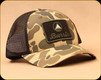 Burris - Trucker Hat w/Logo - Cotton Mesh Back - Cloud Camo/Black - 0855-005