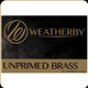 Weatherby - 6.5-300 Wby - Select - Unprimed Brass - 20ct - BRASS653
