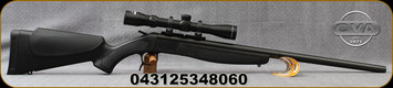 CVA - 45-70 - Scout V2 Pkg - Single Shot Break Action Rifle Scoped with Case - Black Synthetic Stock/Blued/Black Finish, 25" Barrel, DuraSight Scope Rail Mount, Mfg# CR4806SC