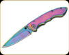 Boker Magnum - Blaze - Multicolored 2.9" Blade - 440A - Multicolored Steel Handle - Clampack - 01MB255