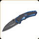 Boker Magnum - Cobalt Strike - 3.39" Blade - 440 - Black and Blue Handle - 01RY886C