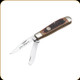 Boker - Mini Trapper - High Carbon Stainless Steel Blades - Jigged Brown Bone Scales Handle - 110793C
