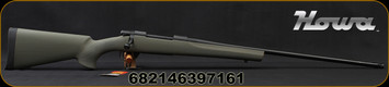 Howa - 300PRC - 1500 Hogue - Bolt Action Rifle - OD Green Hogue Stock/Blued, 24"Threaded Barrel, 3 round hinged floorplate, radial muzzle brake, Mfg# HGR73503