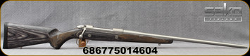 Sako - 7mmRemMag - 85L Hunter Laminated Stainless - Grey Laminate Stock/Stainless, 24.5" Barrel, 4rd Detachable Magazine, Single Stage Trigger, 1:9.5"Twist, Mfg# SBX27VM10/JRS2C70