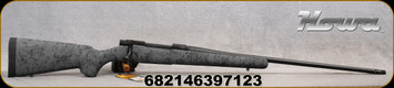 Howa - 6.5PRC - 1500 HS Precision - Bolt Action Rifle - Grey w/Black Web HS Precision Stock/Blued, 24"Threaded Barrel, 3 round hinged floorplate, radial muzzle brake, Mfg# HHS75531