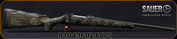 Sauer - 6.5Creedmoor - S100 Cherokee - Bolt Action Rifle - Woodland Digi Cam Synthetic Stock/Green Cerakote Finish, 22" Barrel, 5 Round Detachable Magazine, Mfg# S1CH65C