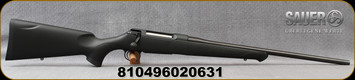 Sauer - 270Win - S100 Classic XT - Bolt Action Rifle - Black Synthetic ERGO MAX Stock/Blued, 22" Barrel, 5 Round Detachable Magazine, Adjustable Trigger, Mfg# S1S270