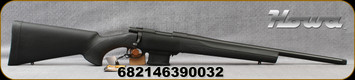 Howa - 6.5Grendel - M1500 Heavy Barrel Mini Action - Bolt Action Rifle - HTI Black Synthetic/Black Finish, 20"Threaded Barrel, 1:8"Twist, 5 Round Detachable Magazine, Mfg# HMA70622+