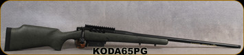 Kelbly's Inc - 6.5PRC - Koda - Green w/Blk Web Grayboe stock/Atlas Tactical action/Black Nitride Finish, Krieger match grade stainless steel, 26"Threaded(1/2-28) #4 Heavy Sporter Barrel, Magpul 5rd magazine, Mfg# KODA-65P-G/203906