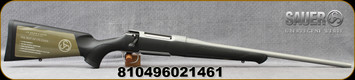 Sauer - 270Win - S100 Ceratech Silver XT - Bolt Action Rifle - Black Synthetic ERGO MAX Stock/Ice Grey Cerakote Finish, 22"Barrel, 5 Round Detachable Magazine, Adjustable Trigger, Mfg# S1SX270
