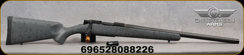 Christensen Arms - 6.5Creedmoor - Ridgeline - Bolt Action Rifle - Armor Grey w/Black Web Carbon Fiber Composite Stock/Black Cerakote Finish, 22"Carbon Wrapped, Threaded Barrel, 1:8"Twist, Mfg# 801-06075-00