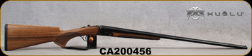 Huglu - 410Ga/3"/28" -200A Mini - SxS Single Trigger - Grade AA Turkish Walnut Standard Grip Stock/Case Hardened Hand Engraved Receiver/Chrome-Lined Barrels, Fixed Choke (F,IM) Sku: 8682109404969-2, S/N CA200456