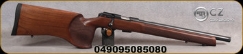 CZ - 22LR - Model 457 Varmint MTR - Bolt Action Rimfire Rifle - Turkish Walnut/Blued, 16"Threaded Heavy Barrel, 5rd Detachable Magazine, Mfg# 5084-8594-VKAMEAX, STOCK IMAGE