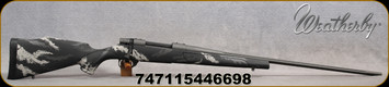 Weatherby - 300WbyMag - Vanguard Prophet River Exclusive - Bolt Action Rifle - Black w/Grey K10 Pattern Synthetic Stock/Graphite Cerakote Bolt/Tungsten Cerakote Finish, 26"Threaded(1/2x28), Fluted #2Contour Barrel, Mfg# VA79300WR6T