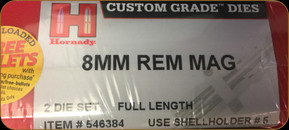 Hornady - Full Length Dies - 8mm Rem Mag - 546384