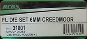 RCBS - Full Length Dies - 6mm Creedmoor - 31801