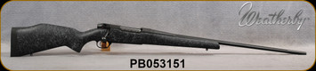 Consign - Weatherby - 270WbyMag - Mark V Northmark - Black w/Grey Web Synthetic Stock/Blued, 26"Fluted Barrel, low rounds fired