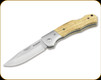 Boker Magnum - Rustic - 3.35" Blade - 440A - Brown Stainless Steel, Zebrawood Handle - 01SC075