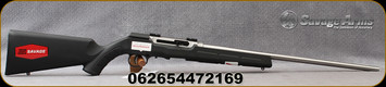 Savage - 22LR - Model A22 FSS - Semi-Auto Rimfire Rifle - Black Synthetic/Matte Stainless, 22"Barrel, 10 round detachable rotary magazine, Mfg# 47216