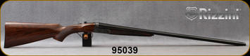 Rizzini - 20Ga/3"/29" - BR550 - Oil-Finish Turkish Walnut Stock w/ Checkered Pistol Grip, Splinter Forend/Ornamental scroll engraved Scalloped Case Color Receiver/Blued Barrels, Single Select Trigger, S/N 95039