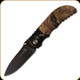 Elk Ridge Knives - Manual Folding Knife - 2.5" Blade - 3Cr13MoV - Brown/Black Aluminum Handle - ER-133