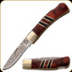 Elk Ridge Knives - Manual Folding Knife - Gentleman's Knife - 2.25" Blade - 3Cr13MoV - Brown Packwood Handle - ER-951WBCR