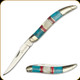 Elk Ridge Knives - Manual Folding Knife - 2.25" Toothpick Blade - Mother of Pearl/Stone Handle - ER-952BMOP