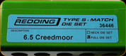 Redding - Type S-Match Full Die Set - 6.5 Creedmoor - 36446