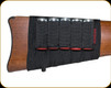 Custom Leather - Winchester - Buttstock Shotgun Shell Carrier - 5rd - Black - W2391-04