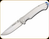 Boker Magnum - Blue Steel - 3.31" Blade - 440A - Silver Stainless Steel Handle - 01SC986