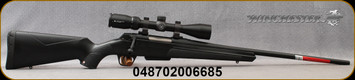 Winchester - 7mm-08Rem - XPR Scope Combo - Bolt Action Rifle - Black Composite Stock/Matte Blued Perma-Cote, 22"Barrel, 3 round Detachable Magazine, Vortex Crossfire II 3-9x40 with BDC reticle, Mfg# 535705218