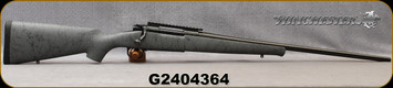 Used - Winchester - 270WSM - Model 70 - Bolt Action Rifle - Grey w/Black Web Custom Stock/Blued, 24"Barrel, NEAR Base - less than 400rds fired