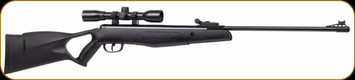 Crosman - Blaze XT Break Barrel Air Rifle - .177 Cal - Nitro Piston - 4x32mm Scope - Synthetic Stock - Black - CBXT7NP1-SX