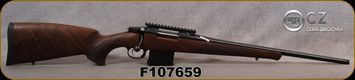 Consign - CZ - 308Win - Model 557 Ranger - Bolt Action Rifle - Upgrade Turkish Walnut/Blued, 20.5"Threaded(M14x1) Barrel, Weaver Rail, 10rd Detachable Magazine, Mfg# 5574-5304-KF21001 - Unfired - No box