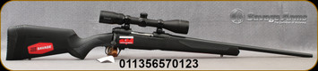 Savage - 7mmRM - Model 110 Apex Hunter XP - Bolt Action Rifle - Black Synthetic Stock/Matte Black Finish, 24"Barrel, 3 Round DBM, AccuTrigger, Vortex Crossfire II 3-9x40 Riflescope, Mfg# 57314