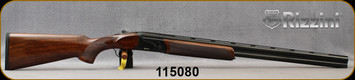 Rizzini - 16Ga/2.75"/28" - BR110 - Boxlock O/U Break Action Shotgun - Upgraded Turkish Walnut/Black Cerakote Finish, Vent-Rib Barrels, automatic ejectors, single-selective trigger, S/N 115080